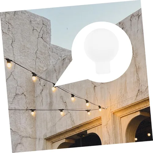 Vista 8 de DOITOOL 100 piezas de accesorios de hadas de cadena Miniture Decoración Mini lámpara pantalla pantalla pantalla reemplazo bombilla cubierta luces