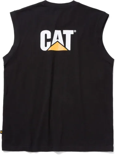 Vista 2 de Cat Camiseta sin mangas con bolsillo para hombre