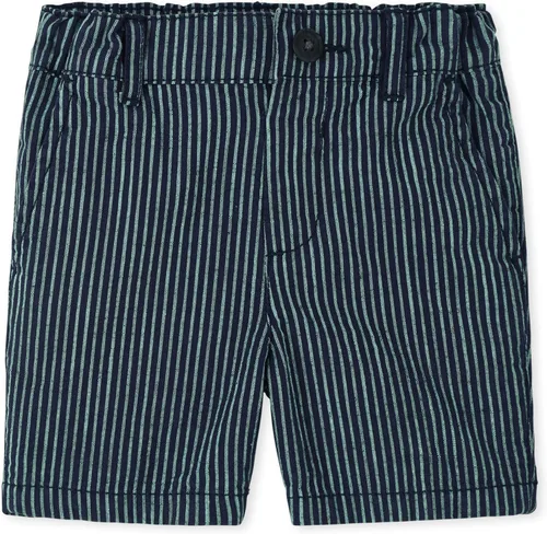 Vista 13 de The Children's Place - Pantalones cortos chinos para bebés niños Negro paquete de 3