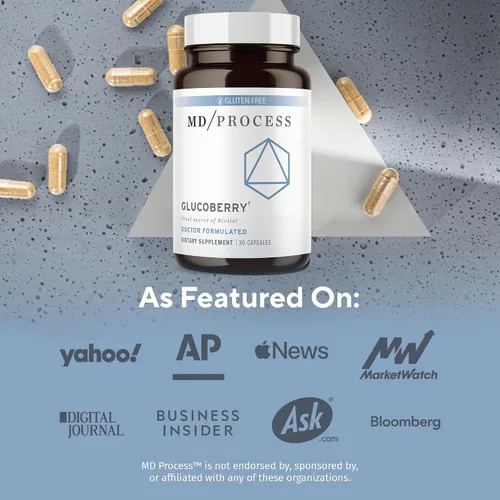 Vista 3 de GlucoBerry Maqui Berry Extracto con picolinato de cromo para apoyo a la salud sanguínea - con biotina y Gymnema Sylvestre - Formulado por médicos