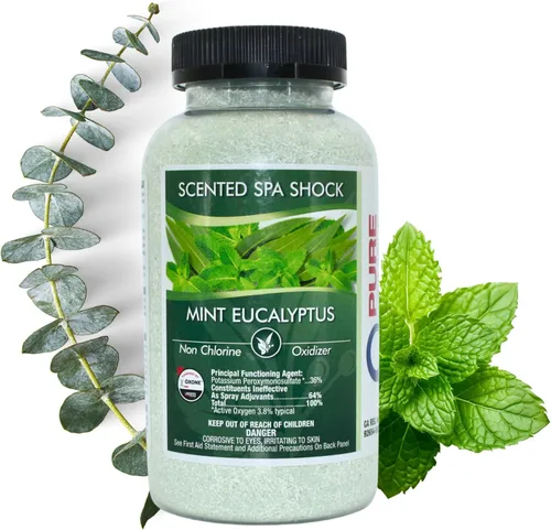 Vista 11 de Coconut Aromatherapy Spa Shock para jacuzzis y spas Tratamiento de choque oxidante sin cloro para jacuzzis Compatible con tabletas de bromo