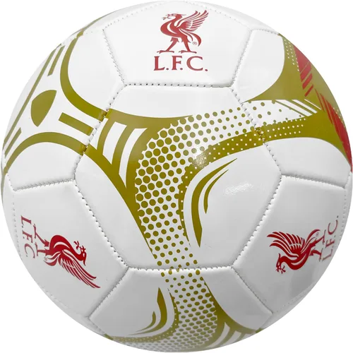 Vista 2 de Icon Sports Pelotas de fútbol para fanáticos de entrenamiento profesional de World Clubs con licencia oficial para juegos de fútbol Liverpool FC