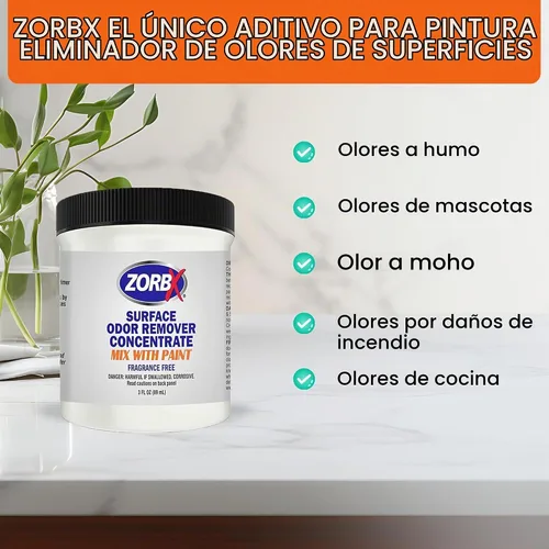 Vista 5 de ZORBX Aditivo para eliminar olores (1 frasco)