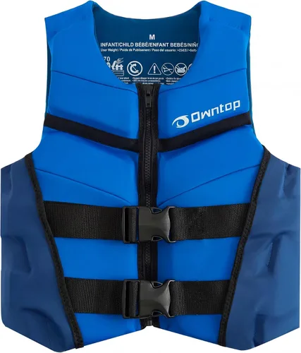 Vista 8 de Owntop Chaleco de natación para niños y jóvenes Chaqueta de natación de neopreno ligera y de secado rápido Kayak, entrenamiento de natación