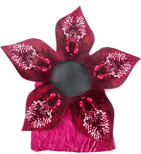 Vista 4 de PUNKSUIT Demogorgon - Disfraz para niños, disfraz de monstruo de flores, disfraz de Halloween con máscara de estilo 3D