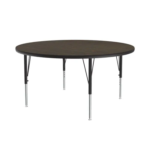 Vista 8 de Correll Mesa de Actividades Rectangular para Aula de 24"x36", Altura Ajustable (19"-29"), Granito Negro Laminado Térmico Fusionado Duradero