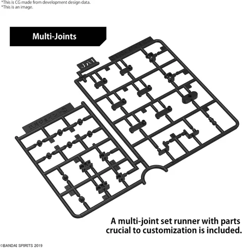 Vista 12 de Bandai Hobby - Misiones de 30 minutos - #64 bEXM-21 Verdenova (Navy), Bandai Spirits Kit de Modelo 30 MM