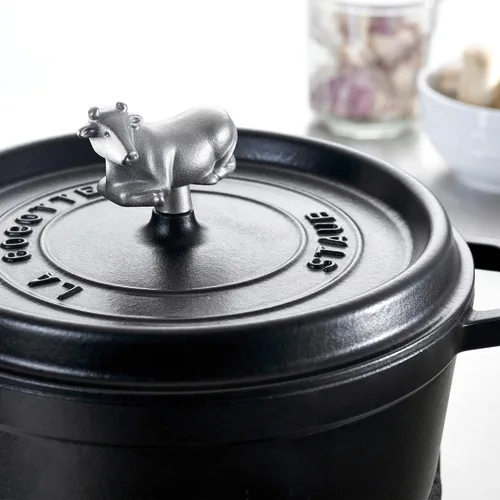 Vista 2 de Staub 40511-486 Pomo para horno holandés, gris
