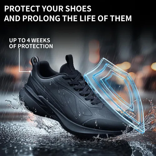 Vista 6 de Spray protector de zapatos - Nano spray impermeable para zapatos y zapatillas Repelente al agua invisible y protector de manchas para cuero