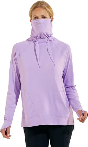 Vista 2 de Coolibar Sudadera con capucha Arabella UPF 50+ para mujer - Protección solar