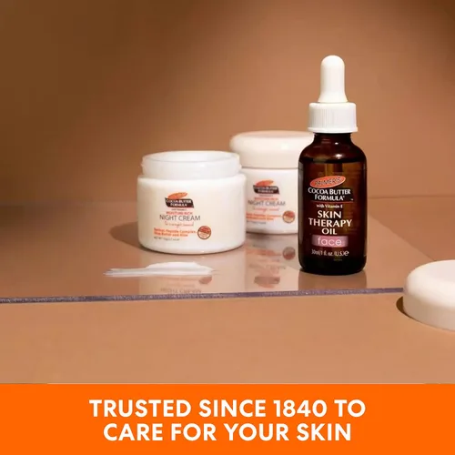Vista 6 de Palmer's Night Cream, fórmula de manteca de cacao rica en humedad (2.7 onzas) Non Comedogenic Overnight Renewal Suitable for Sensitive Skin