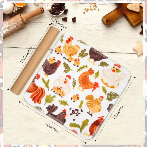 Vista 5 de Redbaker 50 piezas de toallas de papel reutilizables paños de algodón reutilizables sin papel toallas de papel absorbentes lavables con rollo paños