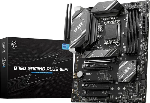 Vista 8 de MSI - Placa base para juegos B760 Gaming Plus WiFi