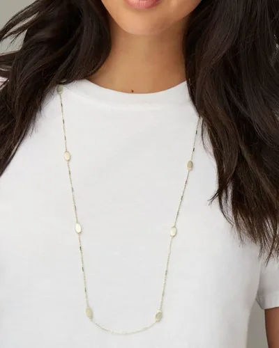 Vista 3 de Kendra Scott Franklin - Collar largo para mujer, joyería de moda delicada
