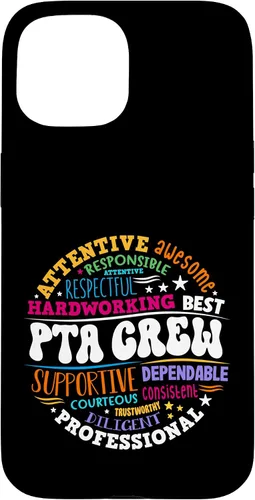 Vista 6 de iPhone XR Parents Teacher Association Team Supporter PTA Crew Case