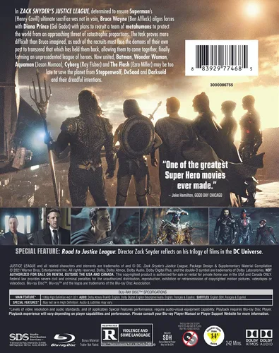 Vista 2 de Zack Snyders Justice League (Blu-Ray)
