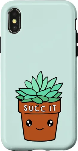 Vista 5 de iPhone 16 Succ It - Cute Succulent Plant Lovers Gardening Theme Case