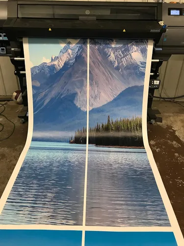 Vista 5 de Papel tapiz extraíble de escena de montaña, decoración de pared, diseño personalizado, mural de pared (144 pulgadas de ancho x 96 pulgadas de alto)