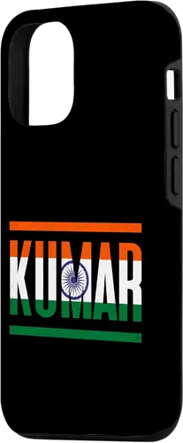 Vista 2 de iPhone 15 Kumar Surname Family Pride India Flag Case