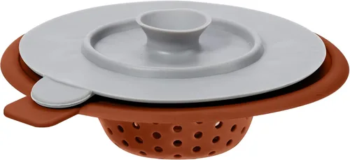 Vista 14 de OGGI Juego de colador y tapón de silicona para fregadero, gran colador de fregadero de cocina, tapón de drenaje de silicona, colador de drenaje