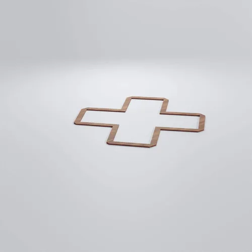 Vista 46 de 7 3/8"W X 7 3/8"H Extra Pequeño Fowler Decorativo Fretwork Madera Paneles De Pared, Aliso