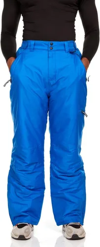Vista 7 de Arctic Quest Pantalones de snowboard impermeables para hombre, para esquí, snowboard, senderismo, al aire libre, con cremallera, resistentes al