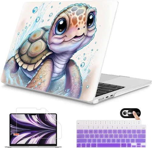 Vista 16 de Mektron Funda para MacBook Air 2025 M4 de 13.6 pulgadas A3240 Compatible con 2023 A2681 M2 2024 A3113 M3 Chip con Liquid Retina Display Touch ID