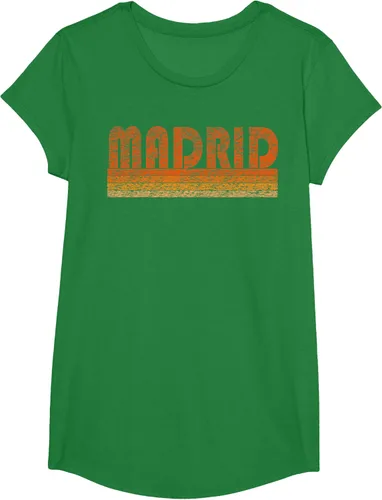 Vista 79 de clásico Retro Madrid playera, hombre 3XL, Asphalt Negro