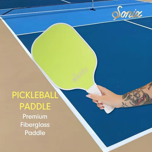 Vista 7 de Sonix Aprobado por USAPA Pala de Pickleball Premium Superficie de Fibra de Vidrio, Empuñadura de Almohadilla Antideslizante Raqueta