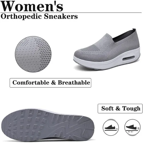 Vista 3 de Zapatos ortopédicos para mujer, zapatos ortopédicos para mujer, zapatos ortopédicos, zapatos ortopédicos sin cordones para mujer