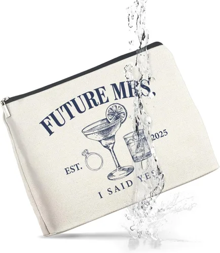 Vista 7 de Bolsa de maquillaje floral humor, regalos para mujer, B