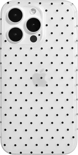 Vista 38 de inewateri Funda compatible con iPhone 11 con bonito diseño estético de lunares a la moda, fundas simples para TPU suave, funda de protección Negro