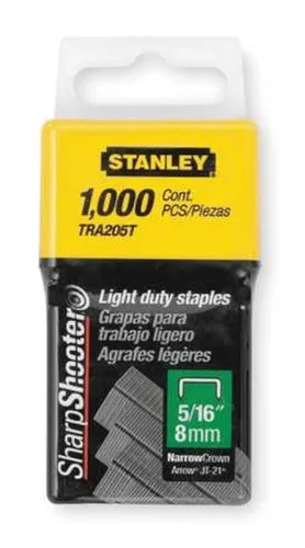 Vista 2 de Stanley TRA205T - Grapas ligeras de 1,000 unidades de 5/16 pulgadas (paquete de 2)
