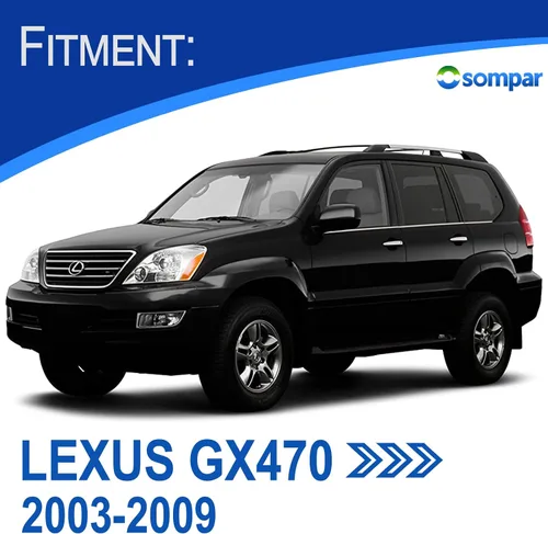 Vista 2 de Osompar Manija de asistencia para puerta trasera interior con enchufe de clip (gris claro) compatible con Lexus GX470 2003 2004 2005 2006 2007 2008