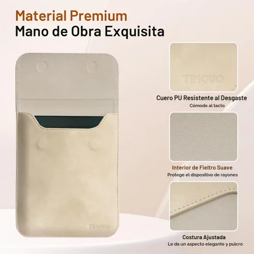 Vista 3 de TiMOVO Funda protectora para lector electrónico de 6 pulgadas, color Albaricoque