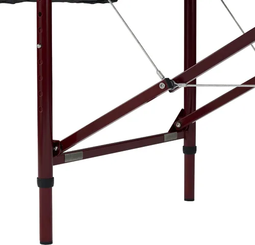 Vista 3 de Master Massage Zephyr - Mesa de masaje portátil y ligera, mesa de tatuaje, cama de spa (negro, granate)