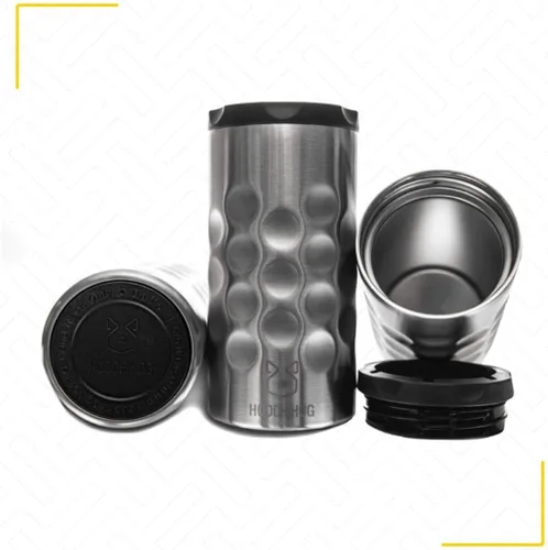 Vista 7 de Hooch Hog - Porta-latas aislante de acero inoxidable para latas delgadas de 12 oz. Para latas delgadas: 3 porta-latas aislantes para Michelob Ultra