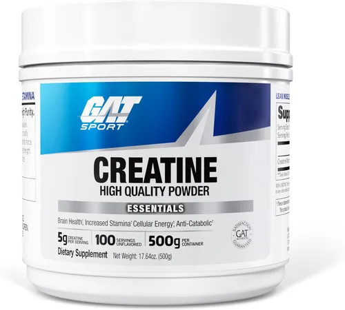 Vista 8 de GAT SPORT Polvo de Creatina Monohidrato, 150 Gramos, Fuerza, Salud Cerebral, Apoyo GLP1 Antioxidante, Resistencia, para Hombres y Mujeres