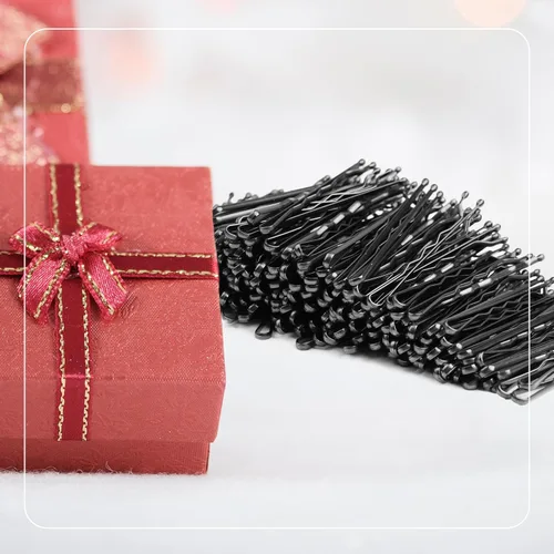 Vista 7 de Bobby Pins - 360 unidades, 2 pulgadas de alta calidad, sujeción segura, pasadores negros para niños, niñas y mujeres