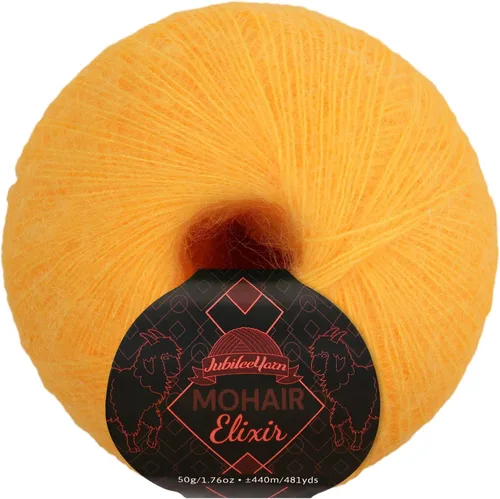 Vista 28 de JubileeYarn Mohair Elixir Yarn - 50g/Skein Baby Wool Blend - Cosmopolitan - 1 Skein
