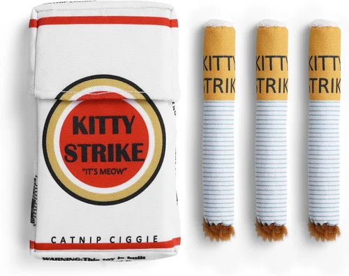 Vista 12 de Nocciola Paquete de 3 juguetes de hierba gatera para gatos, divertidos juguetes para gatos rellenos con hierba gatera orgánica 100% pura, juguetes