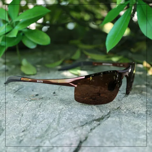 Vista 5 de Duco - Gafas de sol deportivas polarizadas para hombre con protección UV 8177s