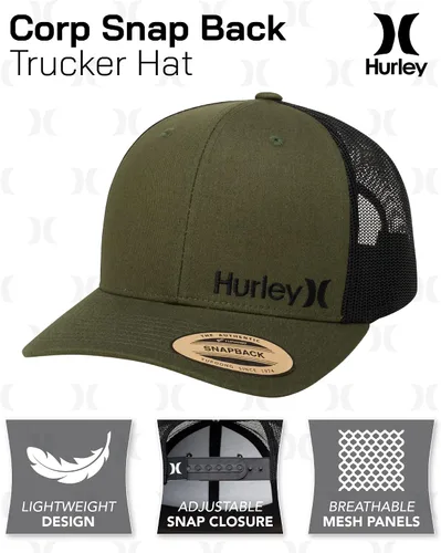 Vista 2 de Hurley Gorra para hombre - Sombrero de camionero Corp Snap Back