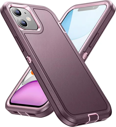 Vista 9 de Funda protectora para iPhone 11 de 6.1 pulgadas, resistente a prueba de caídas híbrida, resistente, a prueba de golpes, ajuste delgado, para iPhone