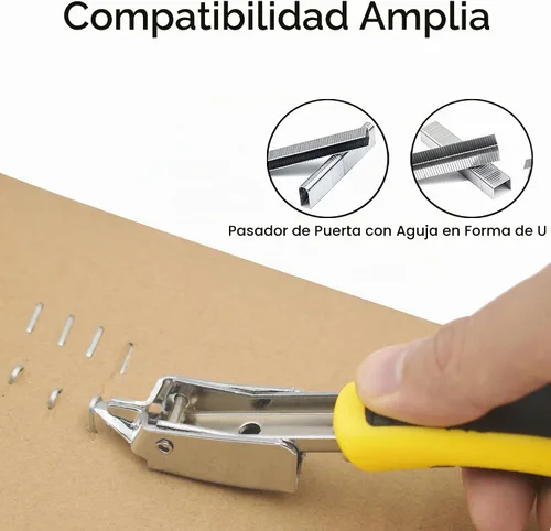 Vista 6 de Extractor de grapas resistente (paquete de 2, amarillo)