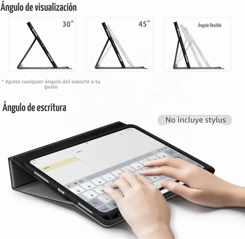 Vista 7 de Antbox Case for iPad Pro 12.9'' 6th/5th/4th/3rd Generation, Black Negro