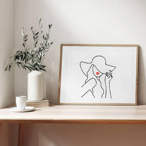 Vista 6 de Zonon 16 plantillas temáticas para mujer, plantillas de pintura en lienzo, con cita inspiradora y cita inspiradora, para el hogar, decoración