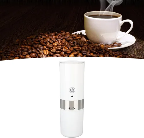 Vista 8 de ZJchao Cafetera portátil, cápsula de café en polvo de doble uso, cápsula de café totalmente automática, máquina de café molido universal, cafetera