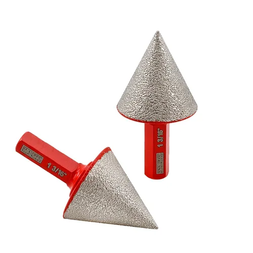 Vista 17 de DT-DIATOOL Brocas biseladas de diamante - Broca de corona de diamante de 4/5 pulgadas x 5/8"-11 rosca para agrandar, recortar, dar forma a agujeros