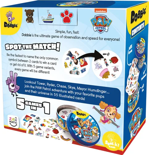 Vista 3 de Asmodee Dobble Paw Patrol Refrescado